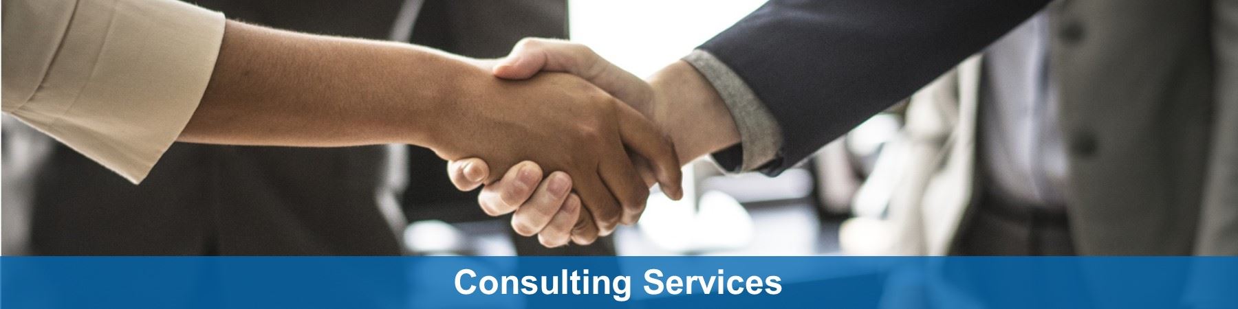 Consulting Services - two people shaking hands